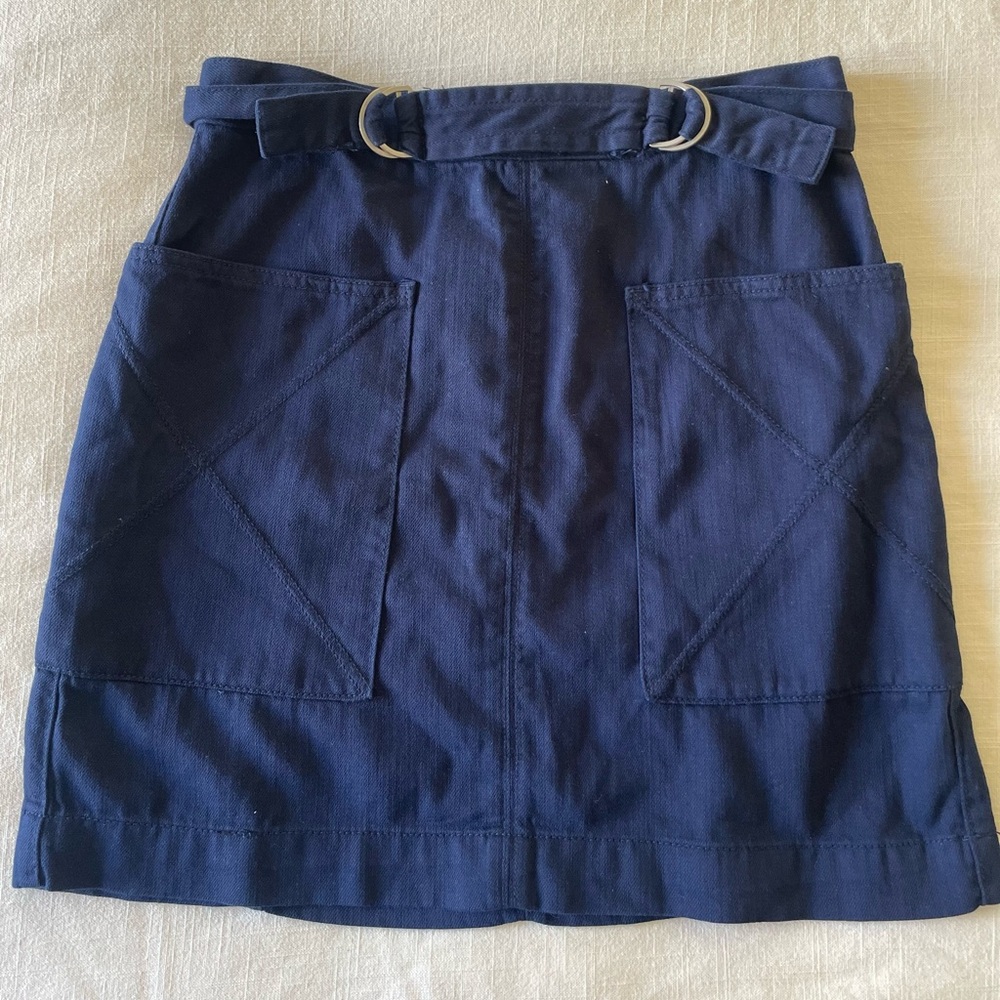 Pilcro by Anthropologie Navy Blue Women's Skirt